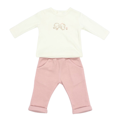 Bistyle 2'li Takım Family Bird Ekru Mint Bej