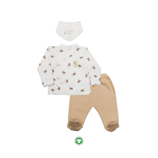 Bistyle 3'lü Zıbın Takım I Am So Bear