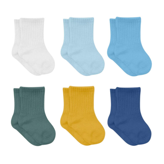 Bistyle 6'lı Penye Bebek Çorabı