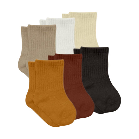 Bistyle 6'lı Penye Bebek Çorabı