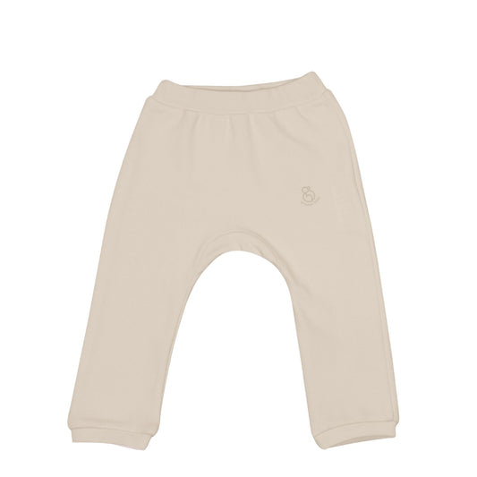 Bistyle Bej Patiksiz Pantolon Natural Basic Style