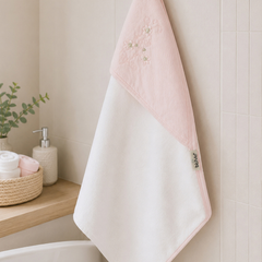 Bistyle Havlu Silgi Dream Garden Pembe Ekru