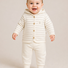Bistyle Hırka Baby Racoon Bej Ekru