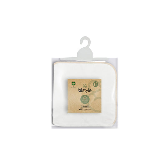 Bistyle Organik 10'lu Penye Mendil Büyük Boy Ekru