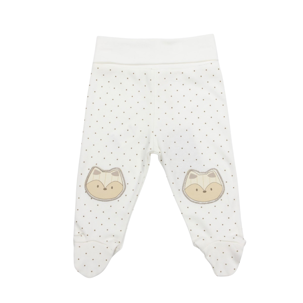 Bistyle Patikli Alt Baby Racoon Bej Ekru