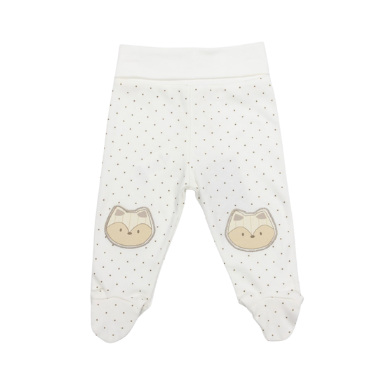 Bistyle Patikli Alt Baby Racoon Bej Ekru