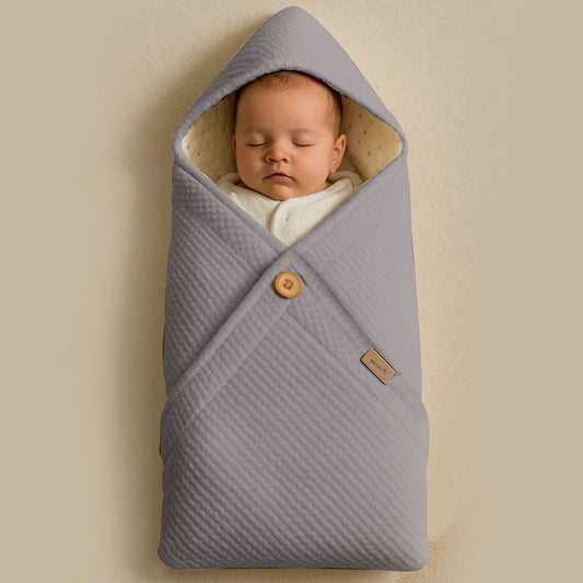 Bistyle Gri Renkli Triko Battaniye Warm Nest