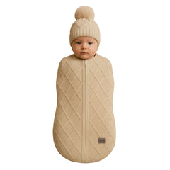 Bistyle Bej Renkli Triko Kundak Baby In Swadding