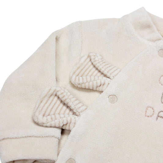 Bistyle Açık Bej Tulum Kadife Cool Daddy