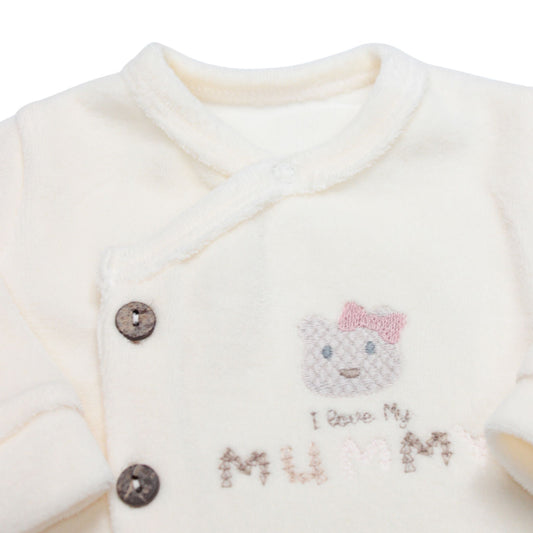 Bistyle Tulum Kadife I Love Mummy