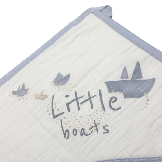Bistyle Üçgen Başlıklı Havlu Little Boats