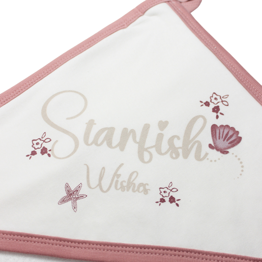 Bistyle Üçgen Başlıklı Havlu Starfish Wishes