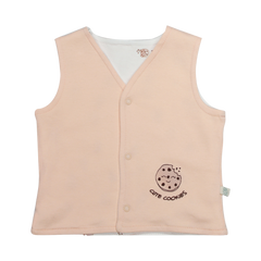 Bistyle Yelek Çift Taraflı Cookies Make Happy