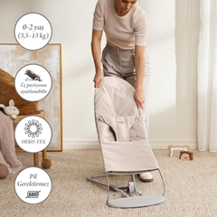 BabyBjörn Bliss Ana Kucağı Woven Melange Light Beige