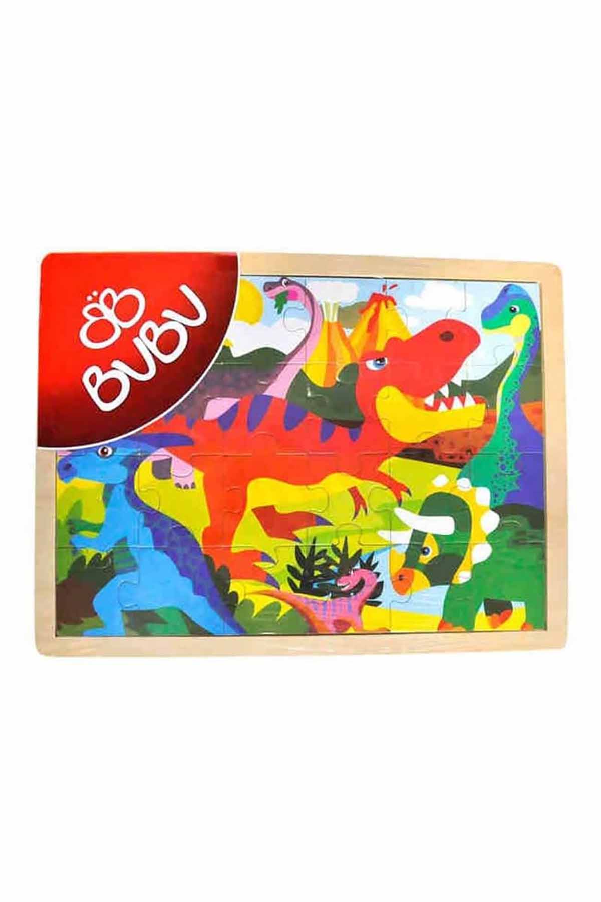 BuBu Ahşap Puzzle 40x30cm 24 Parçalı