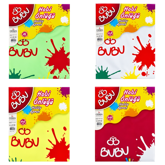 BuBu Boyama Önlüğü 4-6 Yaş