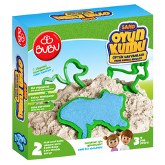 BuBu Oyun Kumu ve Çiftlik Hayvan Kalıplı Set 500gr