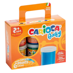 Carioca 6’lı Süper Yıkanabilir Parmak Boyası