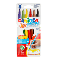 Carioca Joy Süper Yıkanabilir 6’lı Keçeli Boya Kalemi