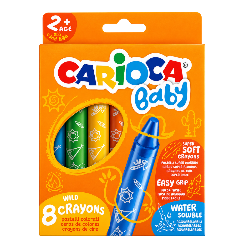 Carioca 8'li Jumbo Bebek Pastel Boya Kalemi