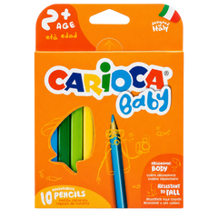 Carioca Jumbo 10'lu Bebek Kuru Boya Kalemi