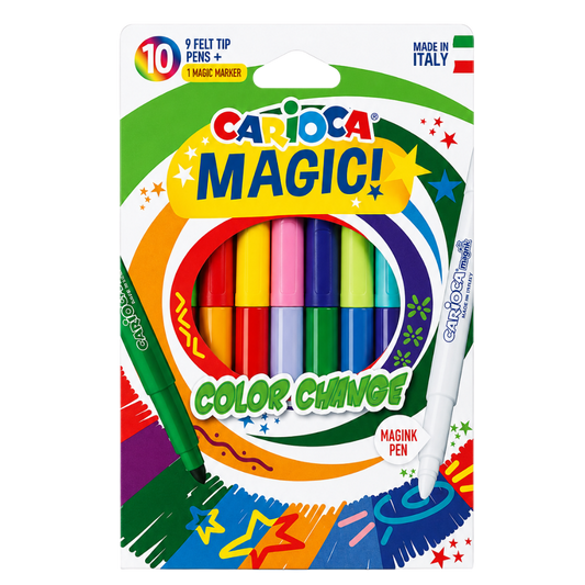Carioca 9'lu Renk Değiştiren Sihirli Keçeli Kalem Seti