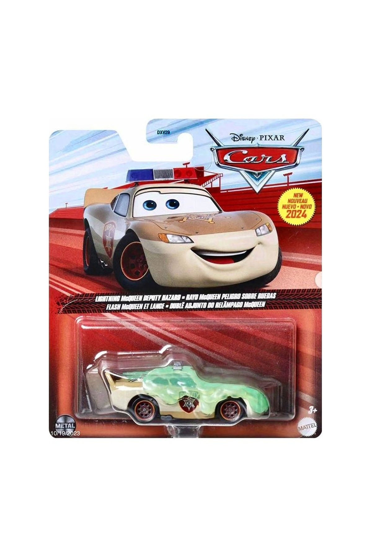 Cars Tekli Karakter Araçlar - Lightning McQueen Deputy Hazard