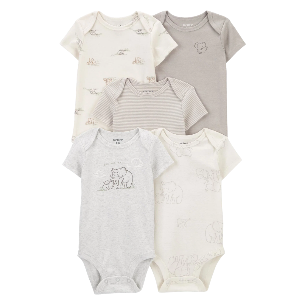 Carter's Bebek Body Set Kısa Kollu 5'li Paket