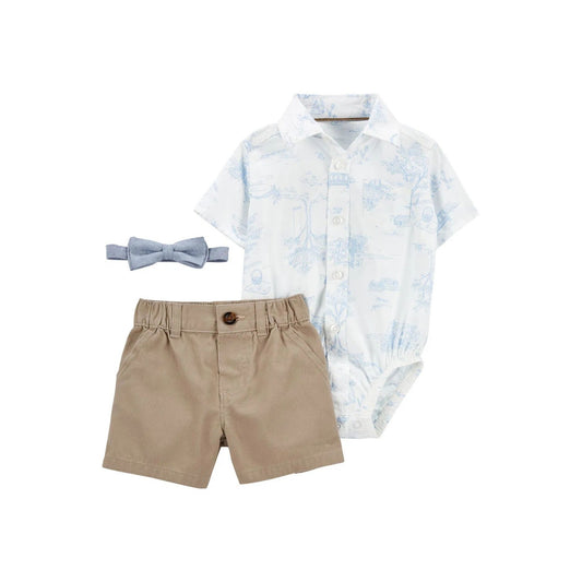 Carter's Erkek Bebek 3'lü Alt Üst Set