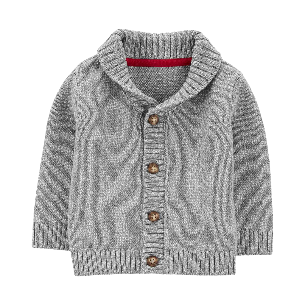 Carter's Erkek Bebek Örgü Hırka Gri
