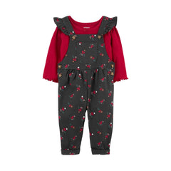 Carter's Kız Bebek 2’li Salopet Set