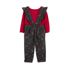 Carter's Kız Bebek 2’li Salopet Set
