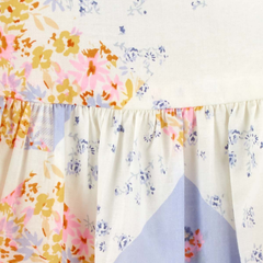 Carter's Kız Bebek Patchwork Çiçek Desenli Elbise