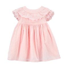 Carter's Kız Bebek Fırfırlı Fisto Detaylı Elbise