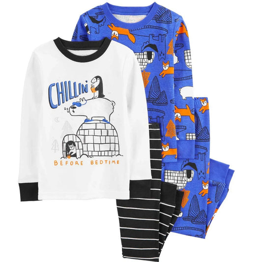 Carter's Küçük Erkek Çocuk 4'lü Pijama Set