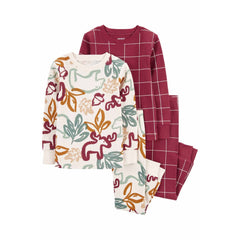 Carter's Küçük Kız Çocuk 4'lü Pijama Set