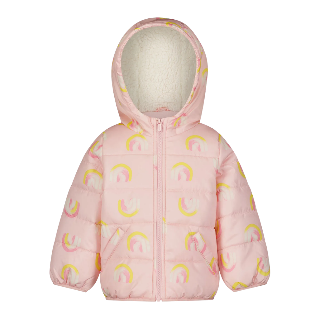 Carter's Kız Bebek Mont Gökkuşağı Baskılı