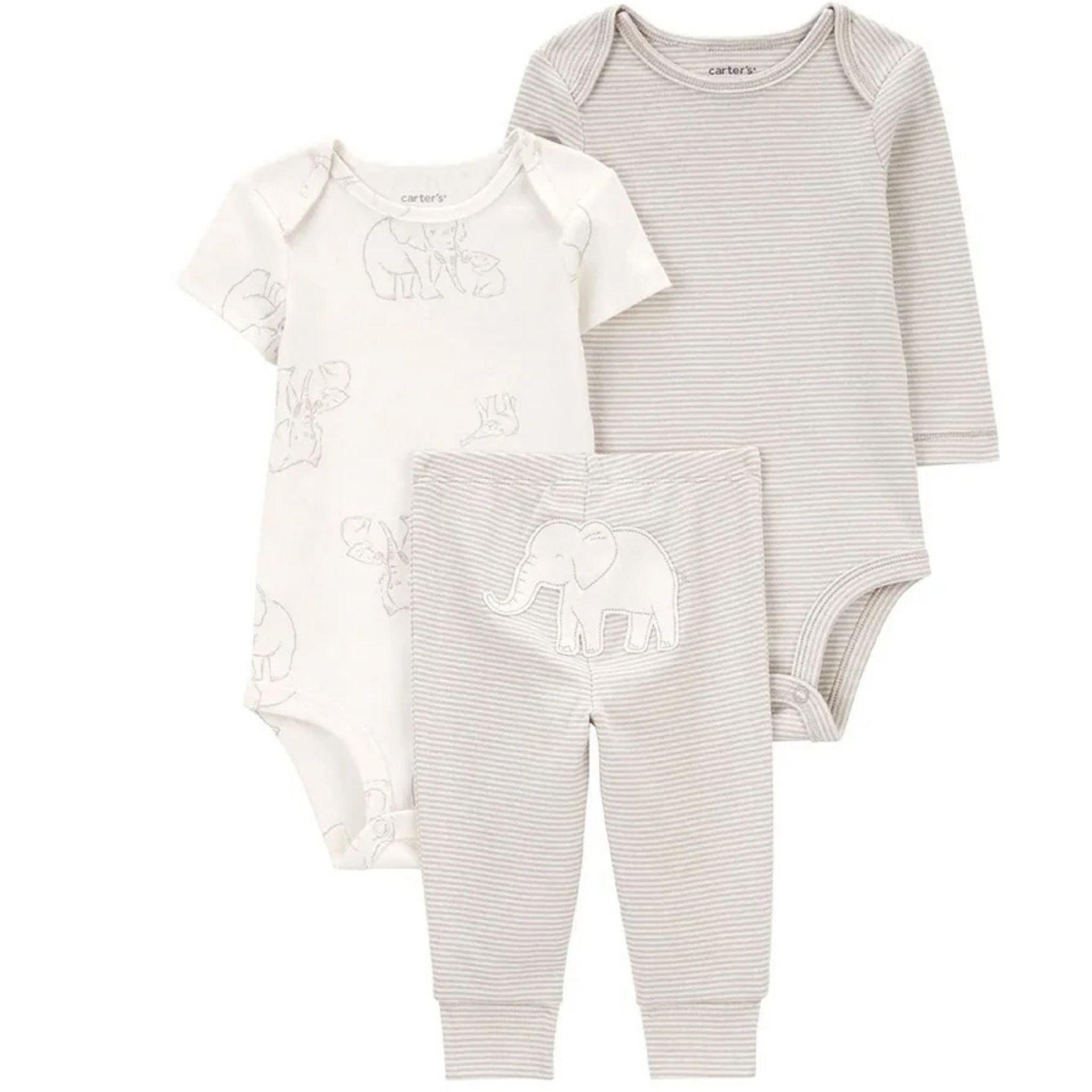 Carter's Layette Bebek Body Pantolon Set 3'lü Paket