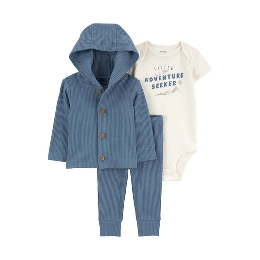 Carter's Layette Erkek Bebek 3'lü Hırkalı Set