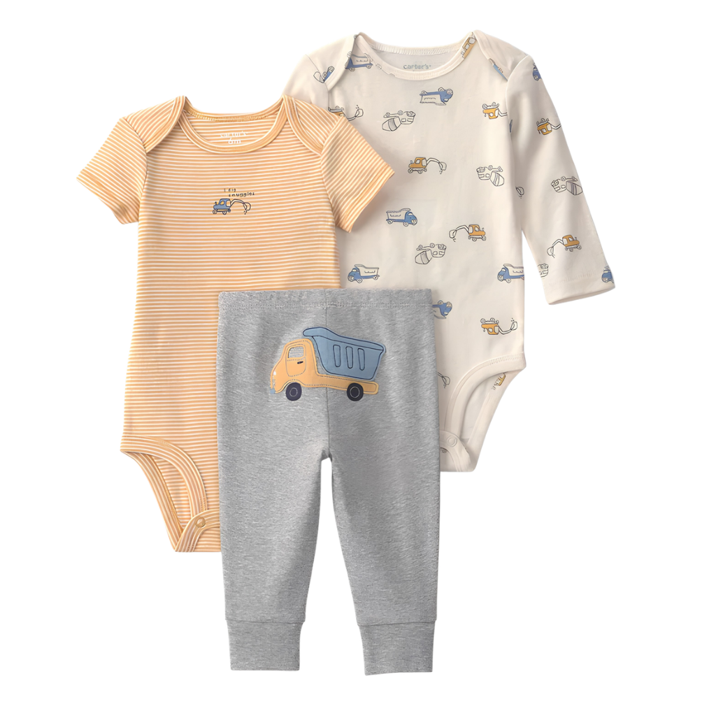 Carter's Erkek Bebek 3'lü Set Çok Renkli