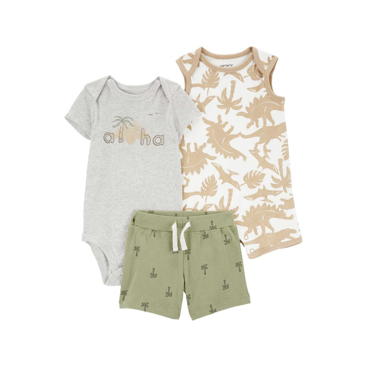 Carter's Layette Erkek Bebek 3’lü Set