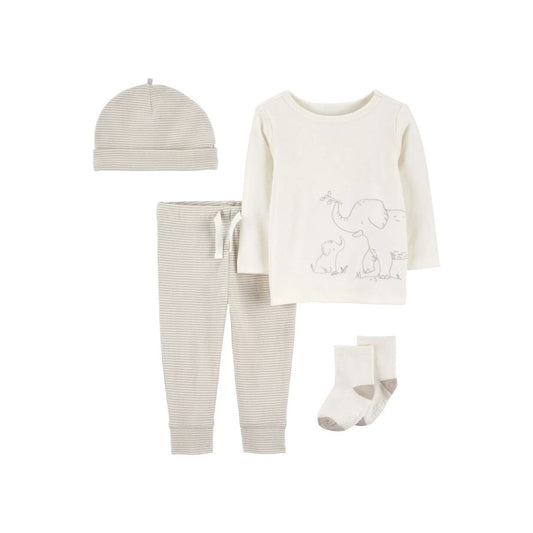 Carter's Layette Erkek Bebek Uzun Kollu Tulum Set 2'li Paket