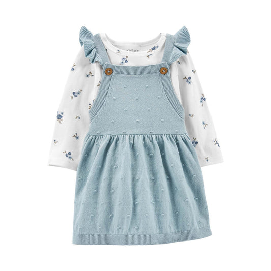 Carter's Layette Kız Bebek 2’li Elbise Set - Welcome Baby