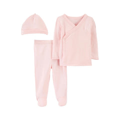 Carter's Layette Kız Bebek 3'lü Alt Üst Set