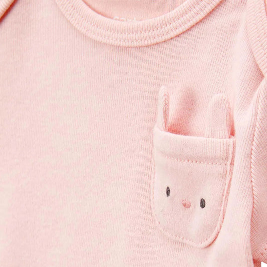Carter's Layette Kız Bebek Kısa Kollu 5'li Body