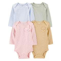 Carter's Layette Kız Bebek Uzun Kollu 4'lü Body