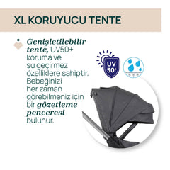 Chicco Bellargio Bebek Arabası Black Satin