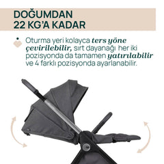 Chicco Bellargio Bebek Arabası Lunar Rock