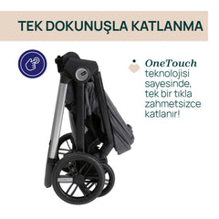 Chicco Bellargio Bebek Arabası Lunar Rock