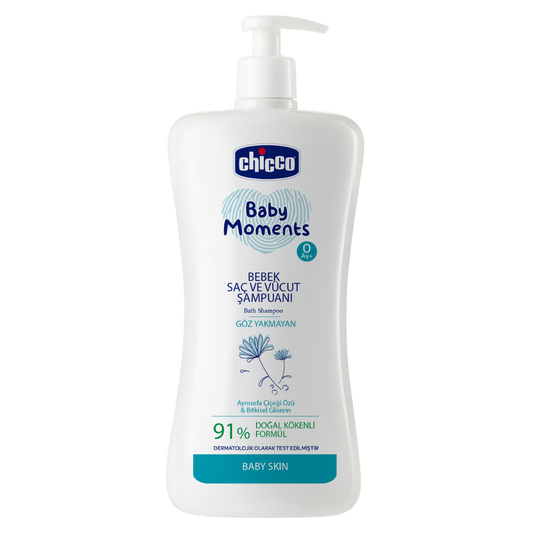 Chicco Baby Moments Doğal Saç ve Vücut Şampuanı 750ml